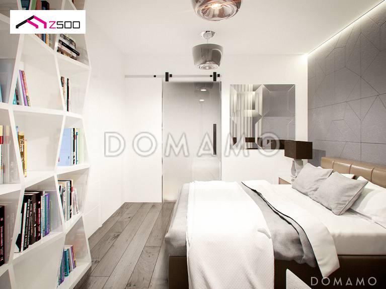 Проект кирпичного дома с кабинетом, гаражом на 2 машины и террасой на втором этаже / 13