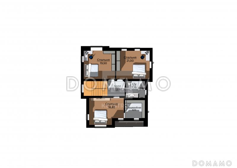 Кейстрой - 327 / План 2 этажа