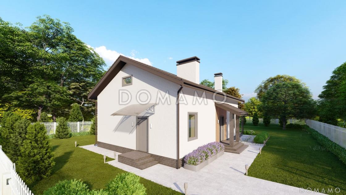 Проект мансардного дома с большим спортзалом / 2