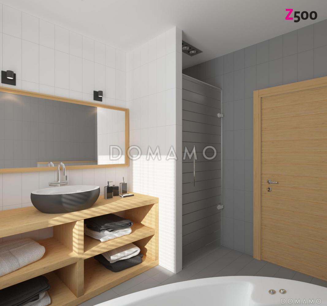 Проект одноэтажного каркасного дома с зоной барбекю на террасе  / 20