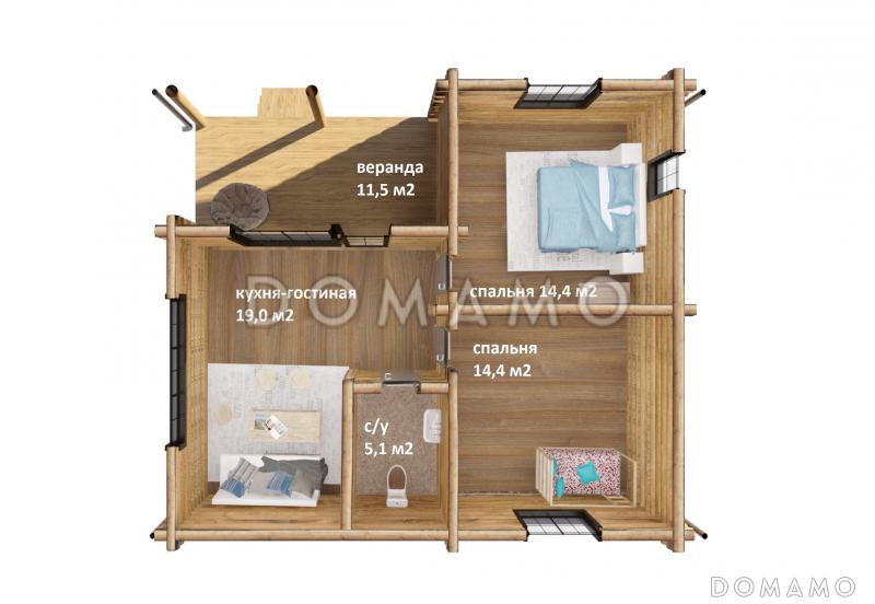 Охотник / План 1 этажа