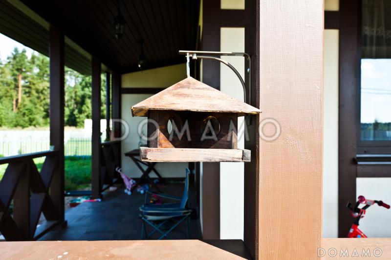 Проект двухэтажного дома из кирпича в стиле фахверк / 25