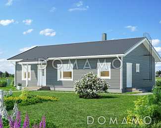 Проект современного экономичного каркасного дома