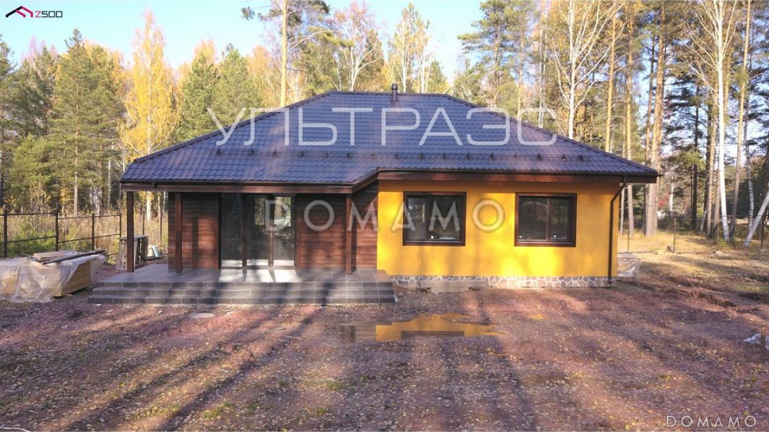 Проект одноэтажного дома адаптированного для каркасного строительства с тремя спальнями и крытой террасой / 15