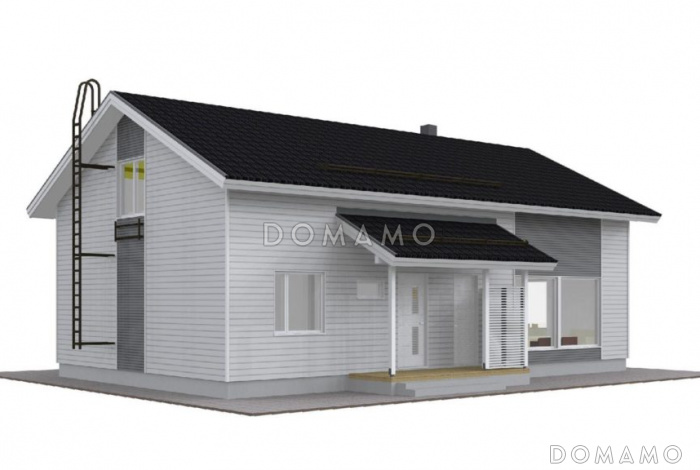 М-162 одноэтажный с мансардой