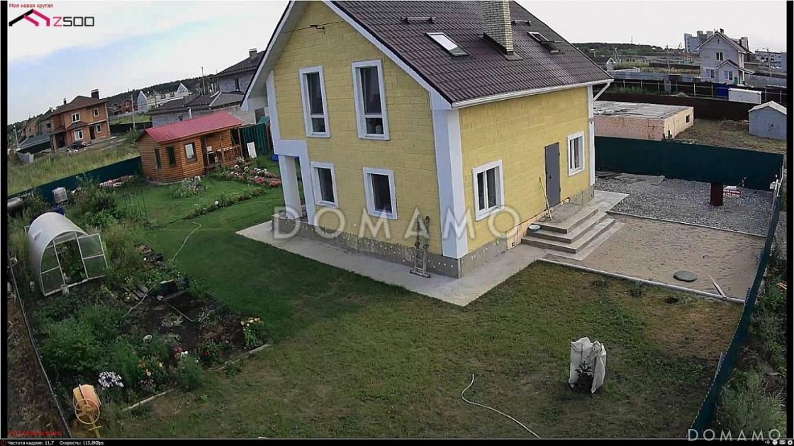 Проект небольшого одноэтажного дома из газобетона с тремя спальнями на мансардном этаже и балконом / 10