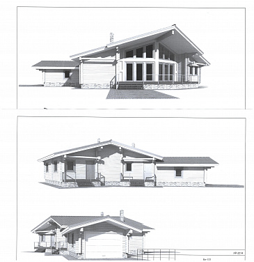 Коттедж "Изумрудная долина" / План мансардного этажа Коттедж "Изумрудная долина" / План мансардного этажа