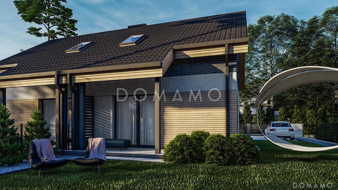 Проект двухсемейного дома из газобетона с тремя спальнями на мансарде / 6