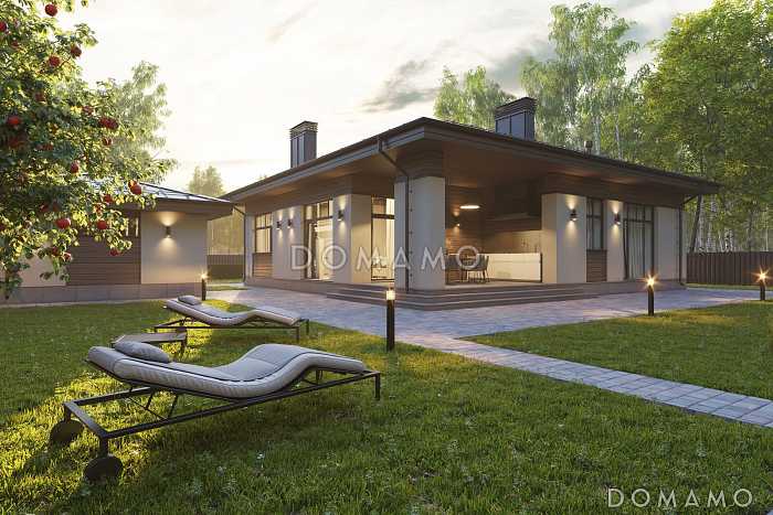 Проект небольшого квадратного дома с 2 спальнями Проект небольшого квадратного дома с 2 спальнями