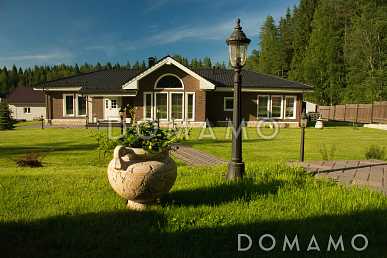 Проект одноэтажного дома из газобетона с сауной