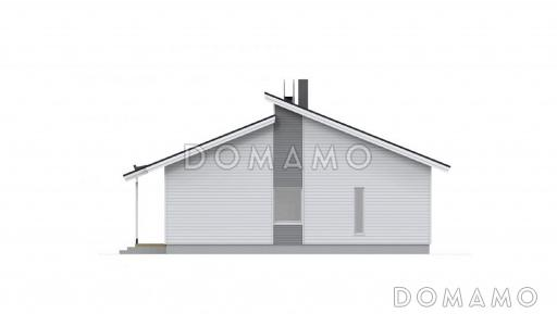 Проект современного дома с пятью спальнями / Фасад 3