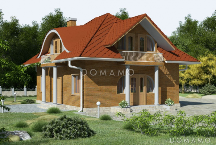 Проект современного загородного дома на семью из трех-шести человек Проект современного загородного дома на семью из трех-шести человек