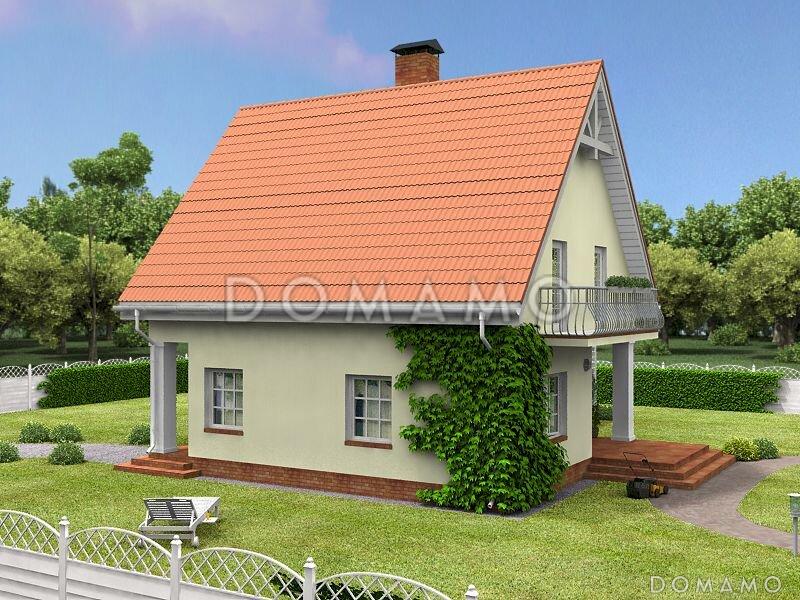 Проект современного дома c французскими балконами / 5