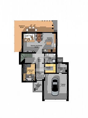 КейСтрой-241 / План 1 этажа