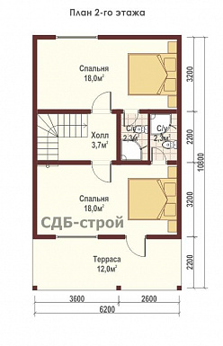 ДБР22 / План 2 этажа