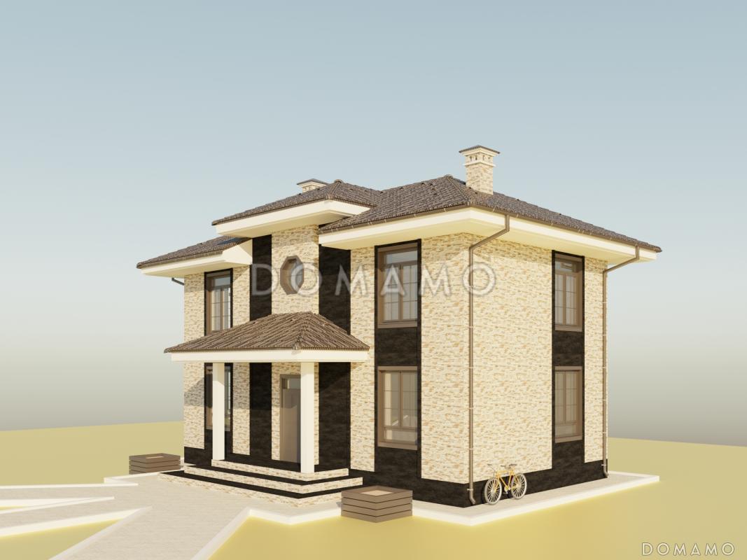 Проект компактного двухэтажного коттеджа из СИП панелей с пятью спальнями / 11