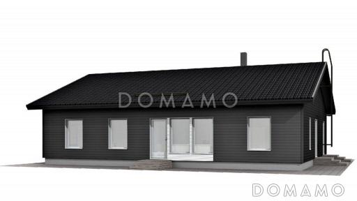 С-165 одноэтажный дом / Фасад 1