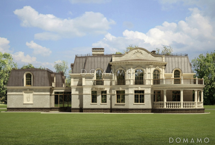 Индивидуальный проект загородного дома без подвала