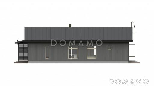 Проект каркасного дома с 9х14 / Фасад 4