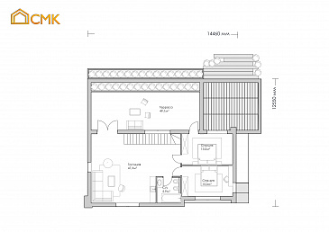 Mos Villa / План 2 этажа Mos Villa / План 2 этажа