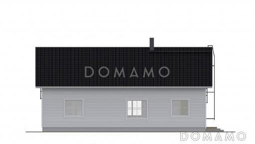 Проект каркасного экономичного дома / Фасад 3