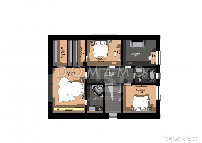 КейСтрой-292 / План 2 этажа