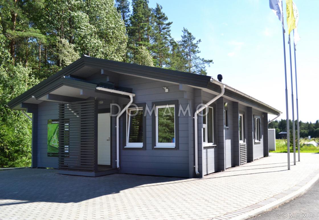 Проект дома из бруса для сезонного проживания / 2