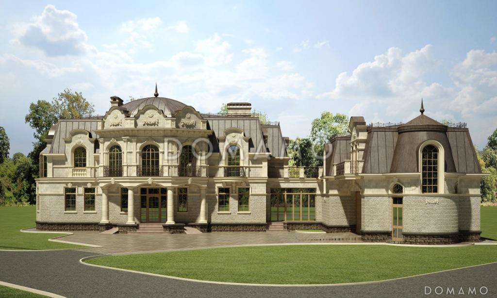 Индивидуальный проект загородного дома без подвала / 1