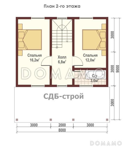 ДБР21 / План 2 этажа
