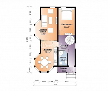 Калининград / План 1 этажа Калининград / План 1 этажа