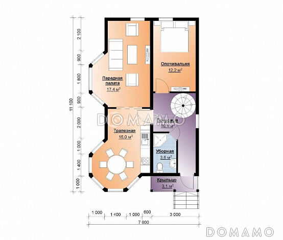 Калининград / План 1 этажа Калининград / План 1 этажа