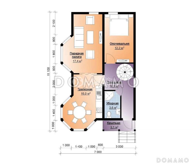 Калининград / План 1 этажа