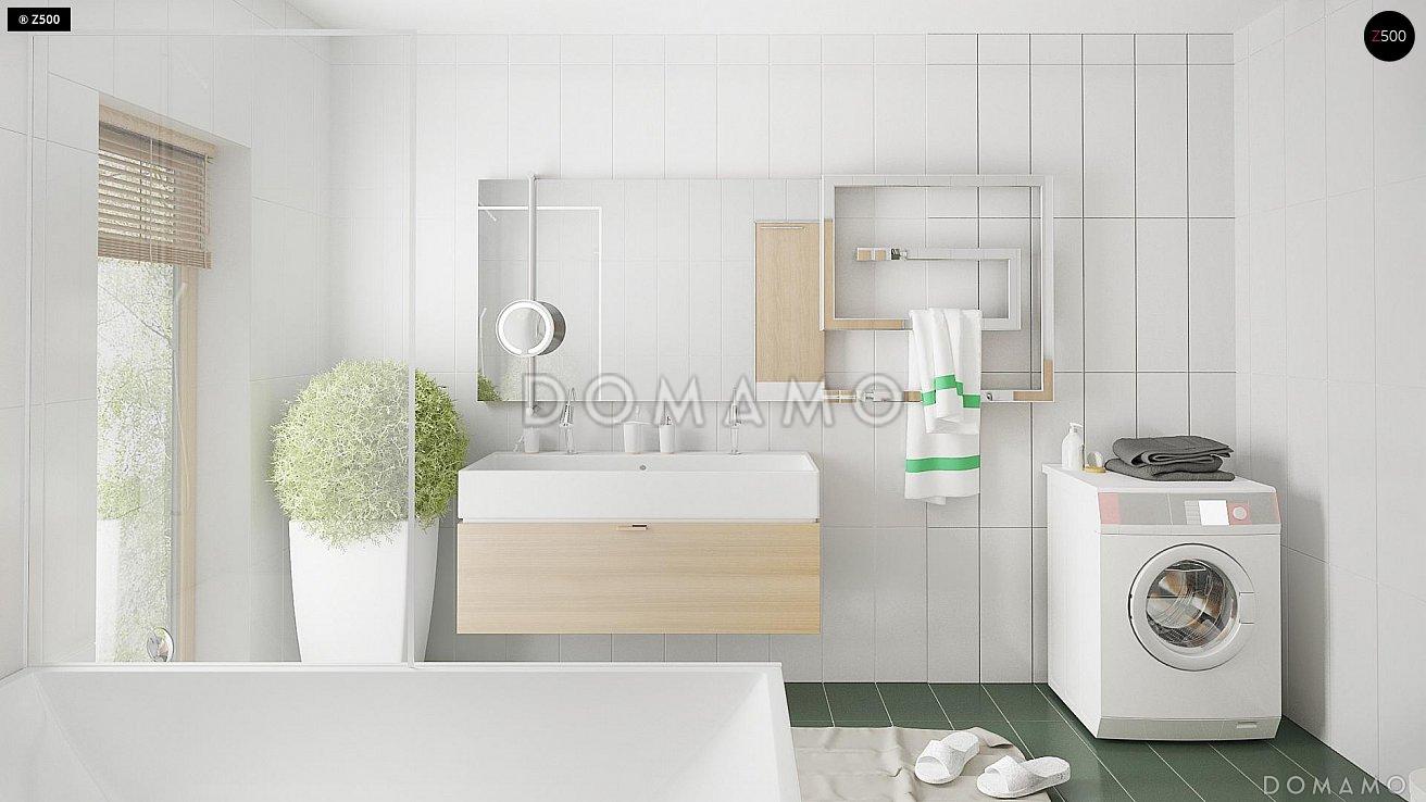 Проект одноэтажного дома из газобетона с тремя спальнями и кабинетом / 19