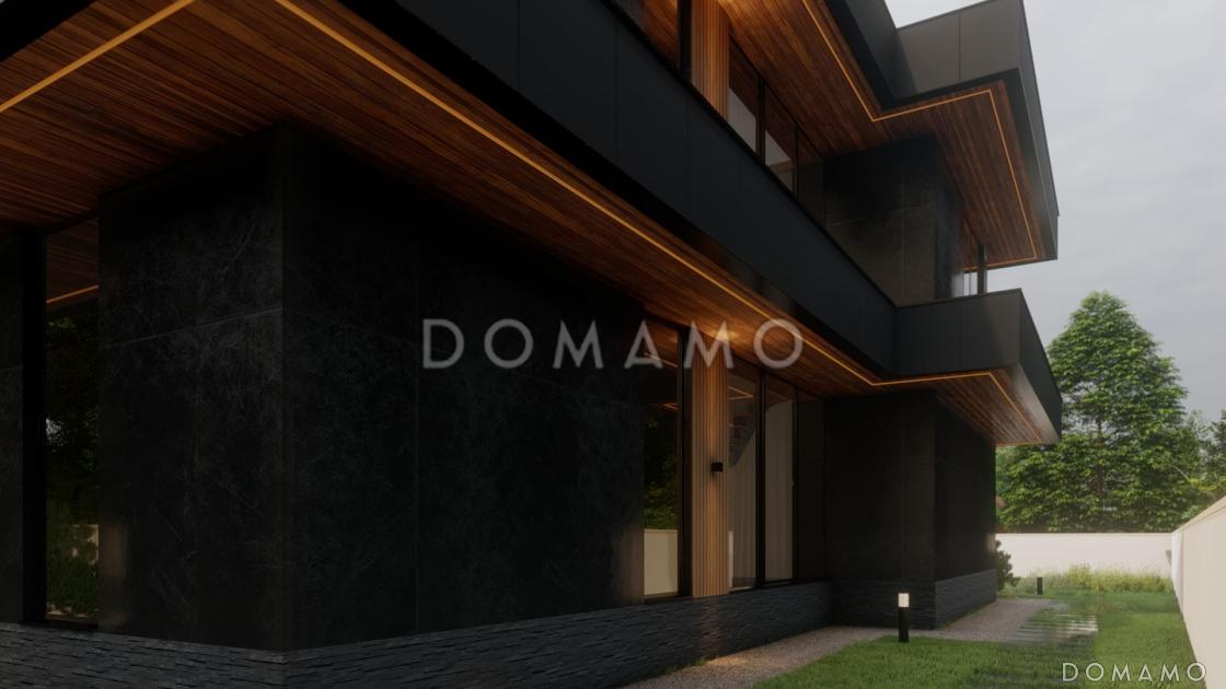 Проект современного двухэтажного дома с балконом, вторым светом и мастер-спальней / 4