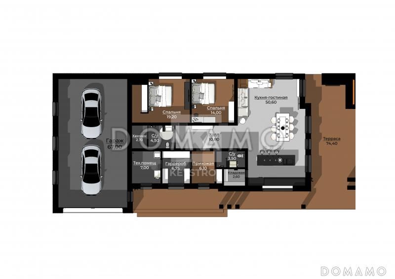 КейСтрой-413 / План 1 этажа