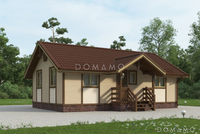 Проект одноэтажного дома 6х9