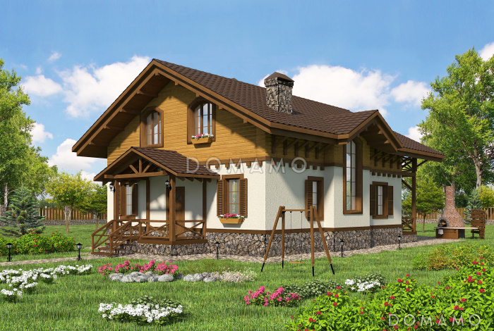 Проект коттеджа шале Проект коттеджа шале