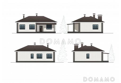 Проект 308 / Фасад 1