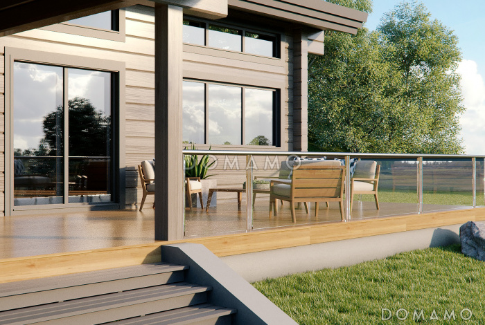 Проект идеального одноэтажного загородного дома Проект идеального одноэтажного загородного дома