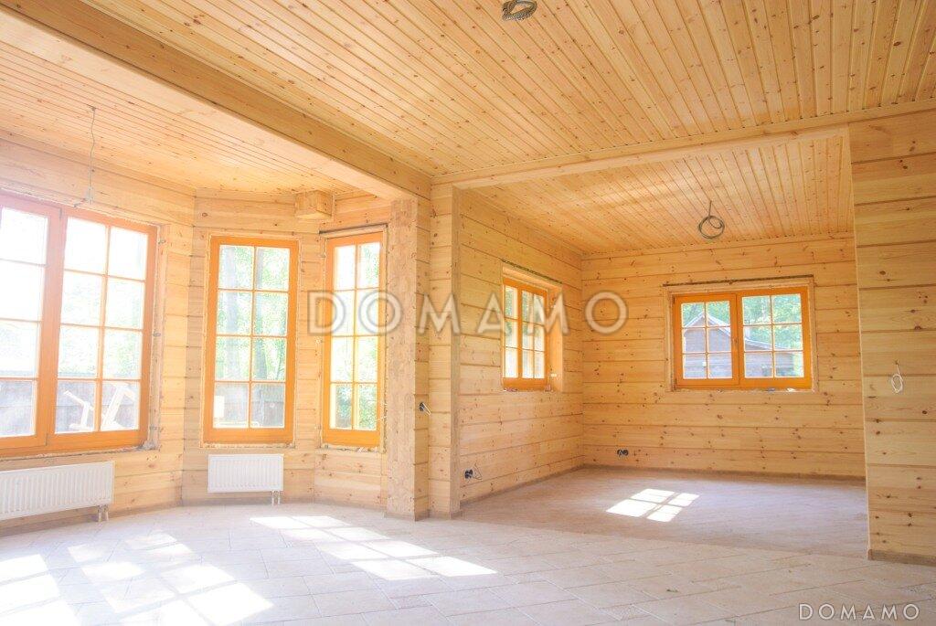 Проект дома из клееного бруса с гостиной, совмещенной с кухней-столовой / 15