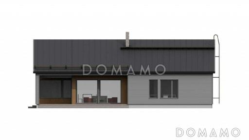 С-152 одноэтажный дом / Фасад 1