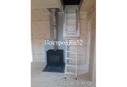 Проект одноэтажного каркасного дома Оринки / Фасад 1