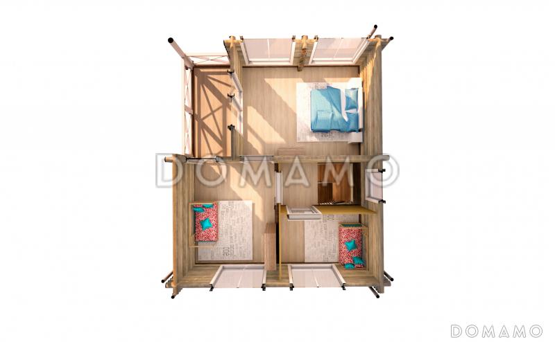 Клен / План мансардного этажа