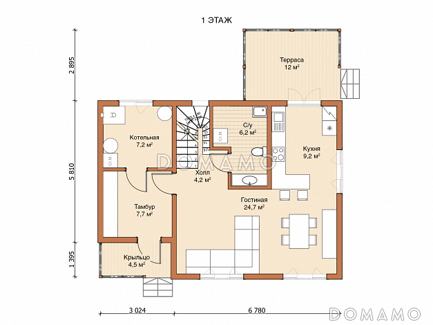 Каркасный дом 