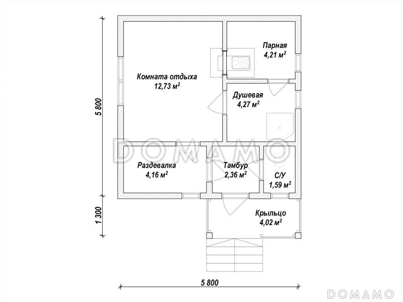 ML-139 / План 1 этажа