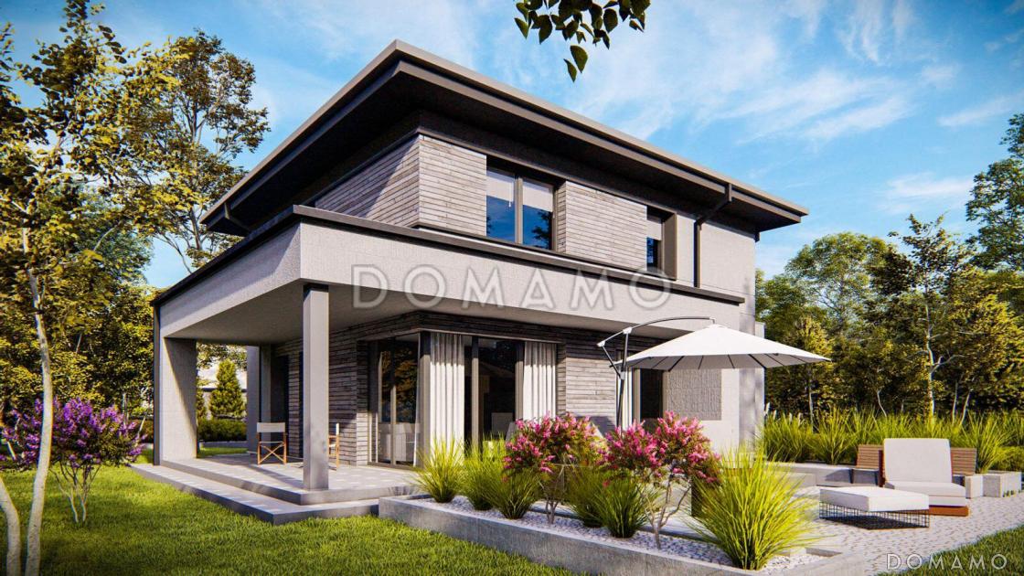 Проект хорошо зонированого двухэтажного дома с кабинетом, мастер-спальней, кладовой / 6