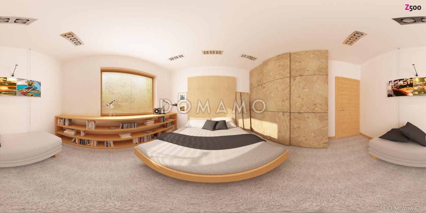 Проект одноэтажного каркасного дома с зоной барбекю на террасе  / 14