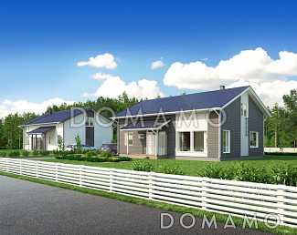 Проект двухэтажного каркасного дома