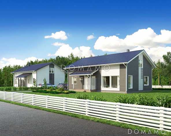 Проект двухэтажного каркасного дома Проект двухэтажного каркасного дома