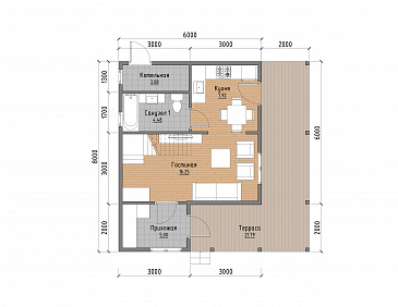 ДК-184 / План 1 этажа